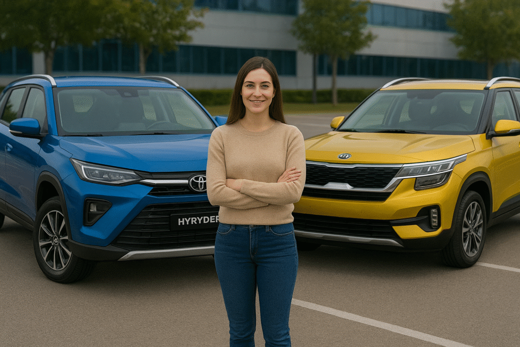 Toyota Hyryder Vs Kia Seltos Comparison
