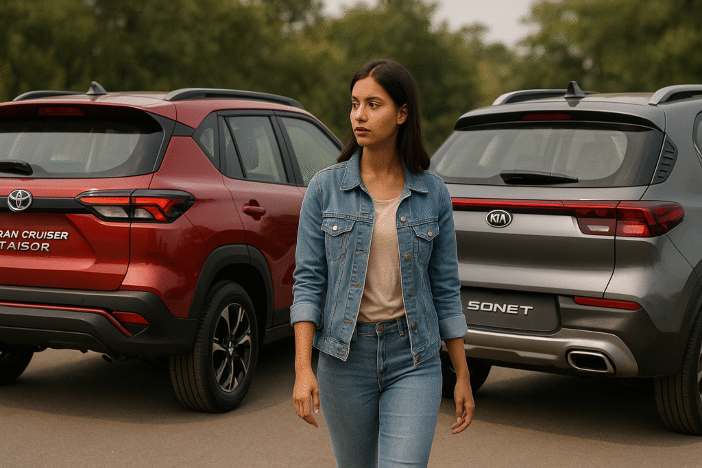 Toyota Urban Cruiser Taisor Vs Kia Syros: Comparision