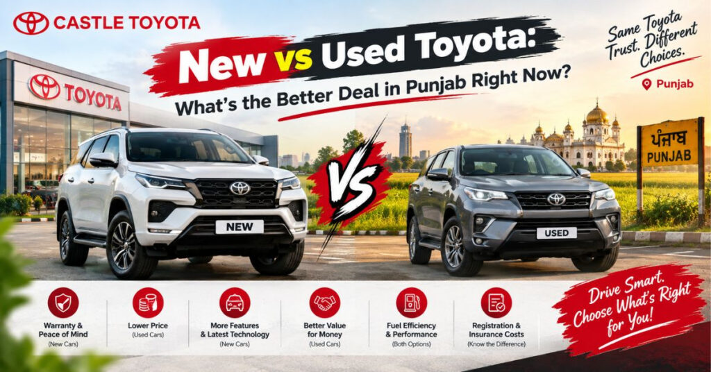New vs Used Toyota: What’s the Better Deal in Punjab Right Now?